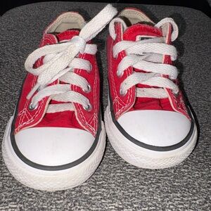 Kids Red converse Sneakers